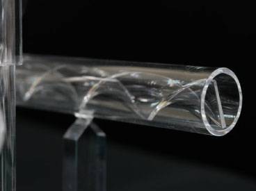 石英ガラス加工のUV接着